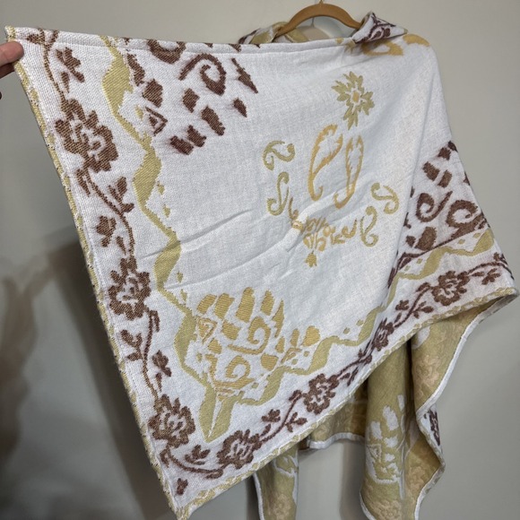 Nwt Free People Women's One Size Printed Hooded duster in Ivory - Picture 5 of 15